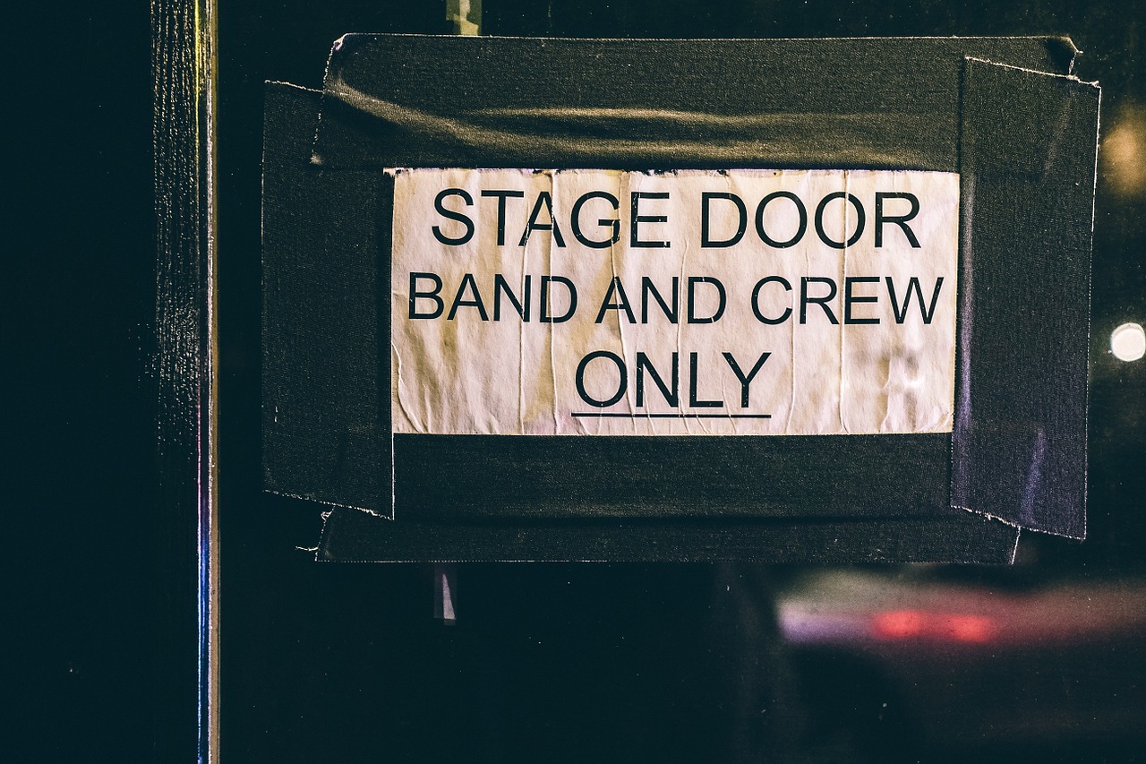 Behind the scenes: stagehands work in theatre